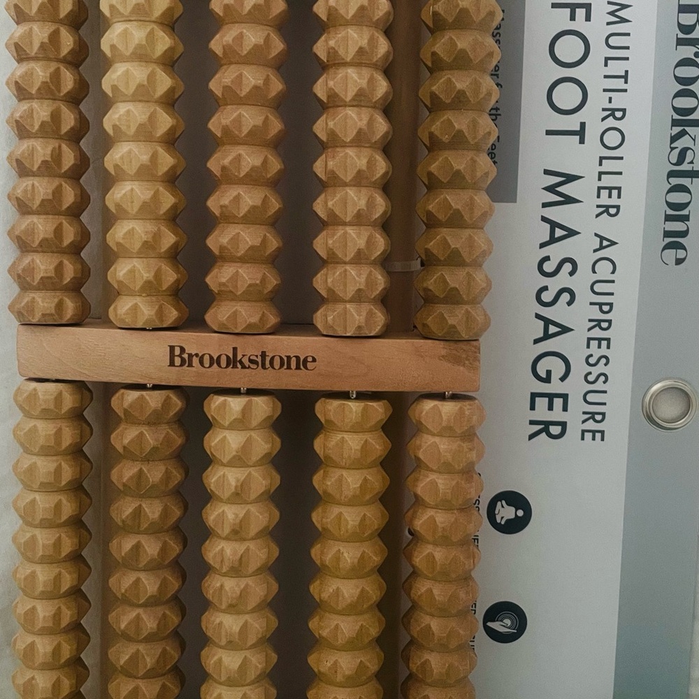 Brookstone Wooden Foot Massager